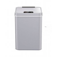 Smart Induction Type Trash Can With Automatic Open Lid, Sanitary Bucket Grey Color